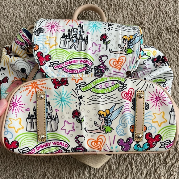 Disney Dooney & Bourke Sketch Backpack *Castle* - Picture 15 of 15